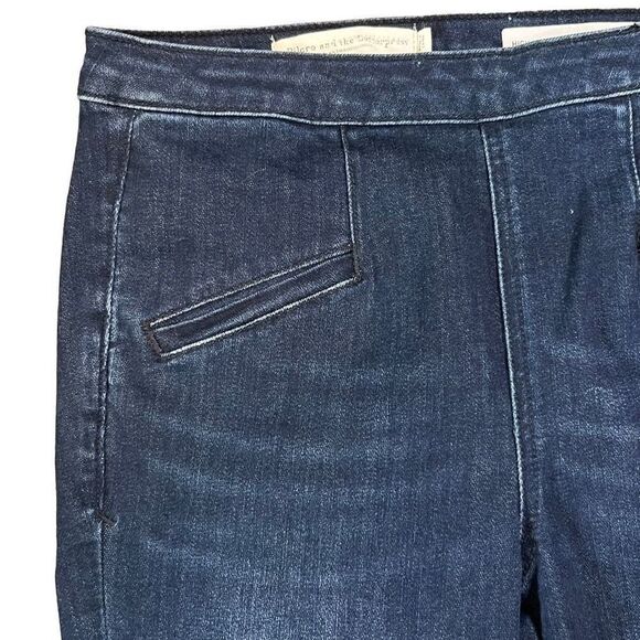 Pilcro and the Letterpress Womens Legging High Rise Denim Cropped Blue Size 28 - Picture 2 of 10